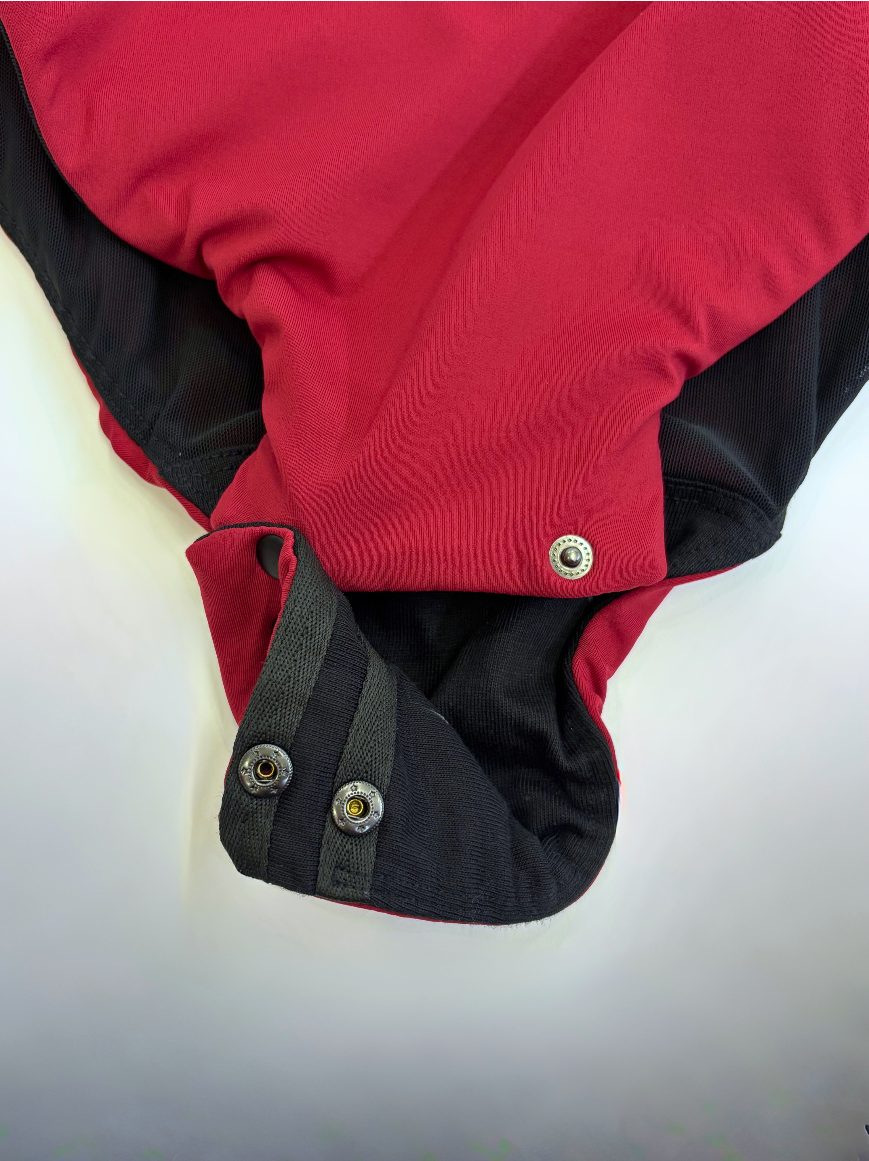 CHERRY RED BUILT-IN SHAPEWEAR STRAPS BODYSUIT