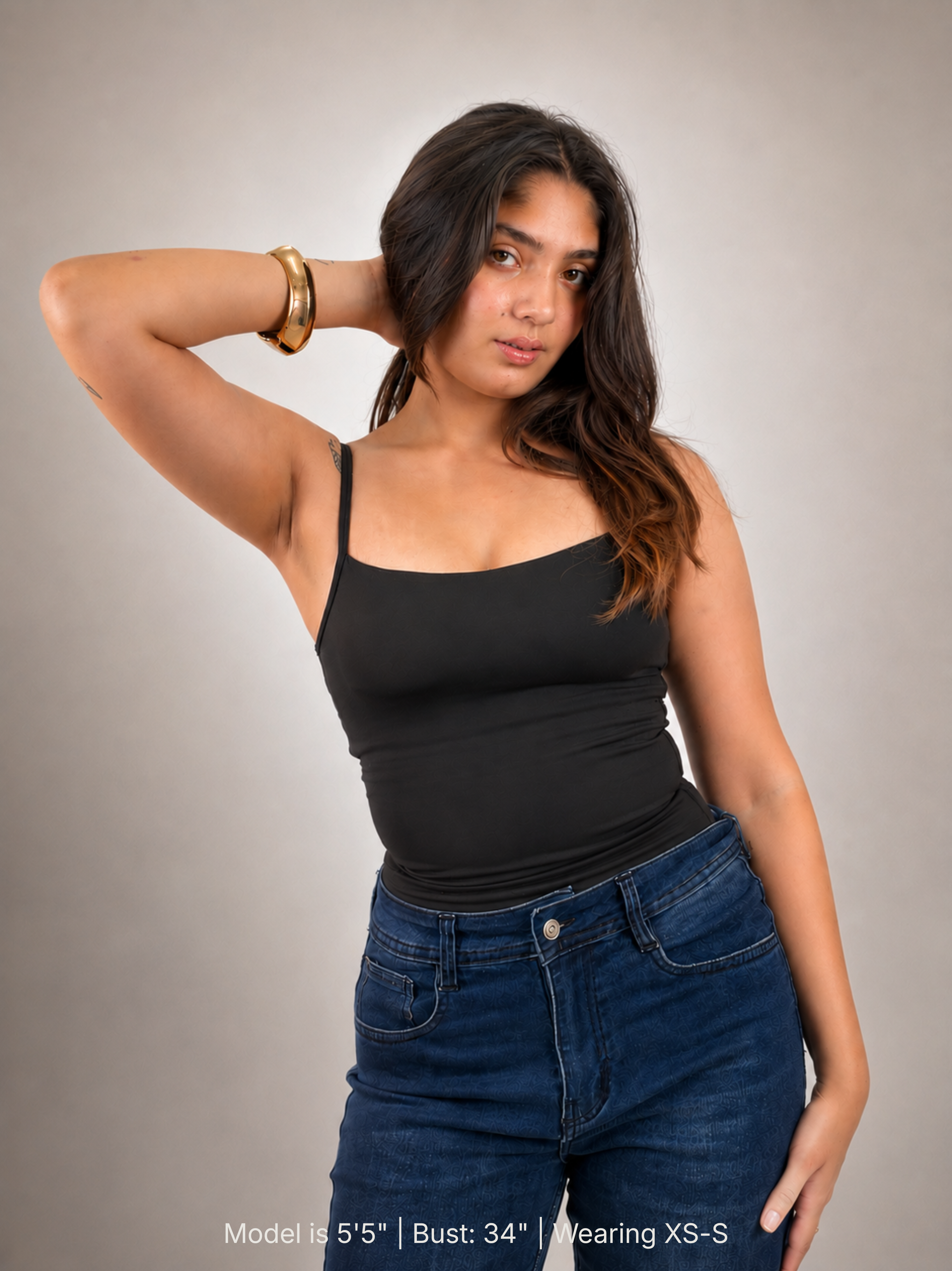 BLACK BUILT IN SHAPEWEAR STRAPS BODYSUIT