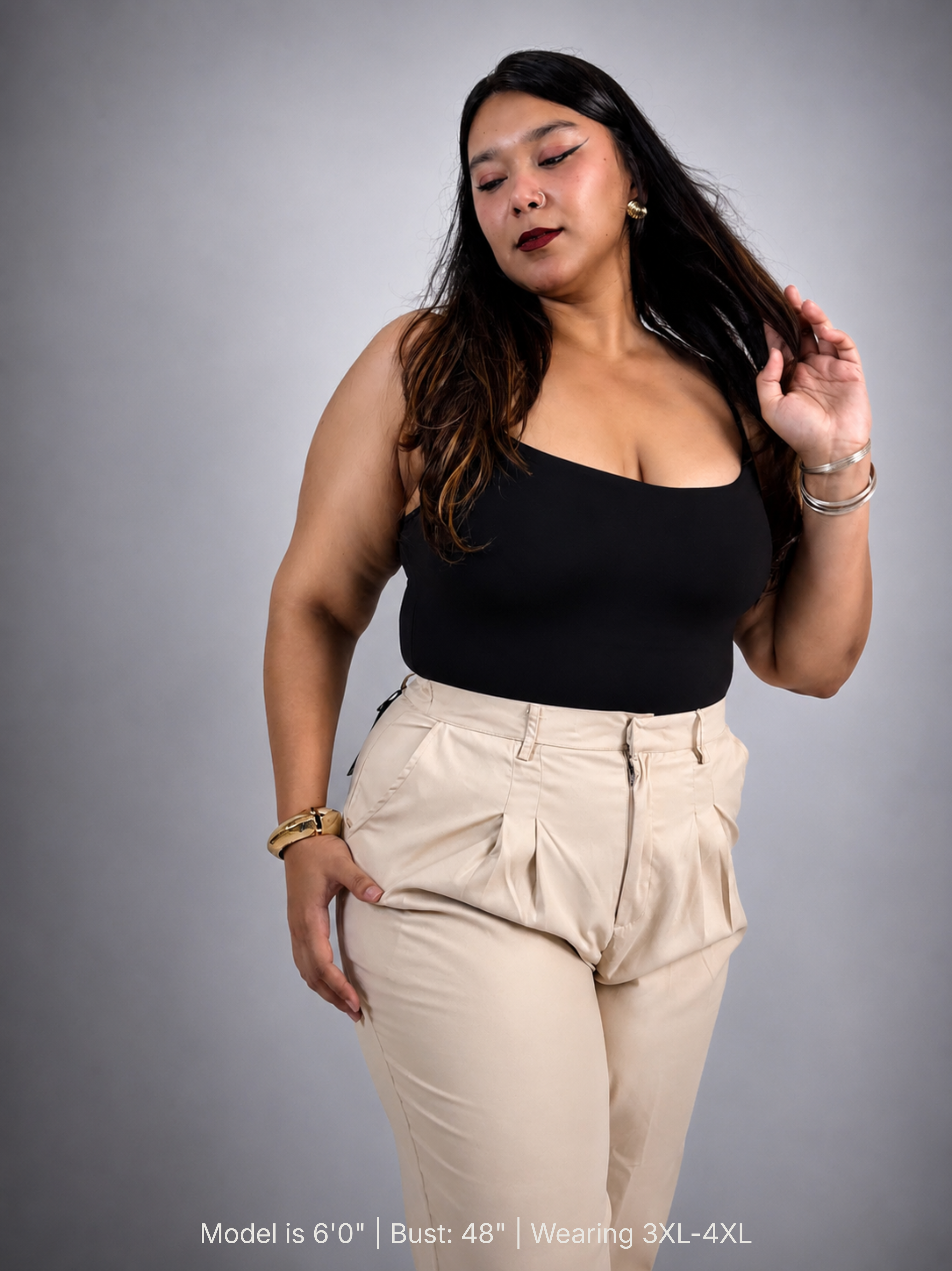 BLACK BUILT IN SHAPEWEAR STRAPS BODYSUIT