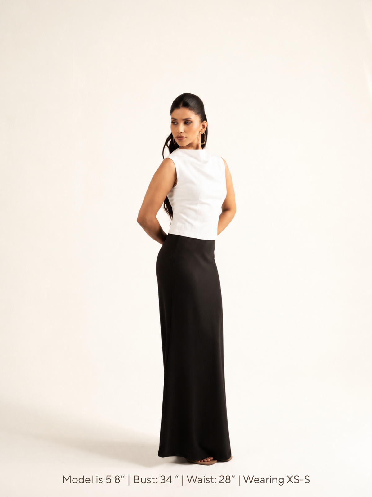 KAYSCULPT™ BUILT-IN SHAPEWEAR SHORTS BLACK MAXI SKIRT