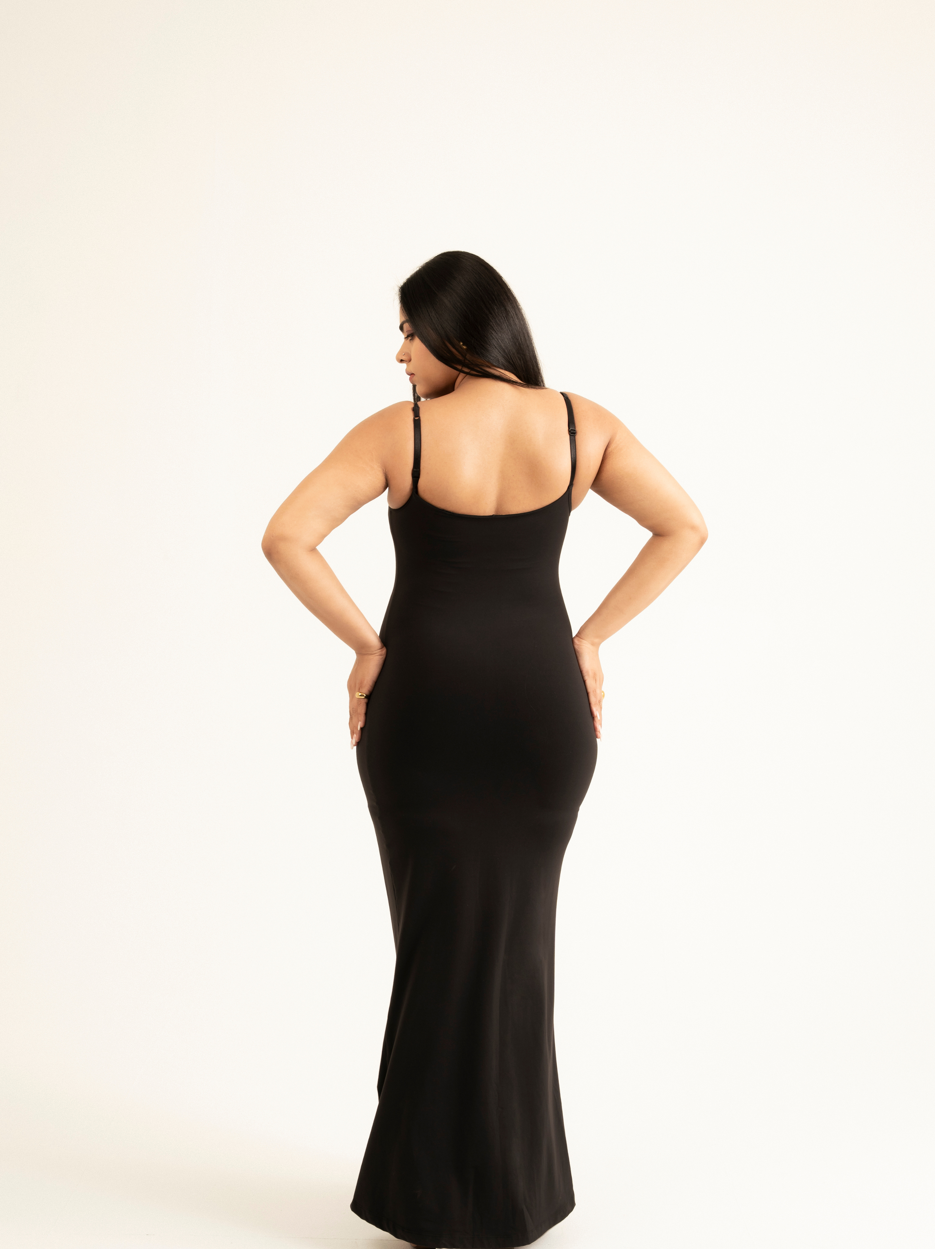 black dress size 8 R&M Richards 5405W Plus Size Formal Long Dress main image 0