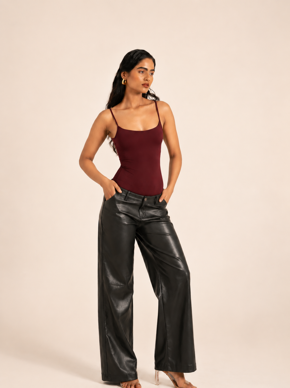 KAYSCULPT™ STRAPS BLACK BURGUNDY IN BRA & SHAPEWEAR BODYSUIT